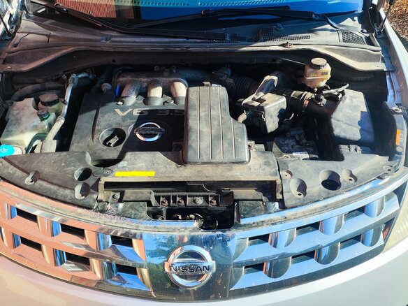 2007 Nissan Murano I (Z50), серебристый, 800000 рублей - вид 9