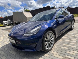 2018 Tesla Model 3 Long Range I, синий, 2890000 рублей, вид 1