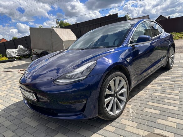 2018 Tesla Model 3 Long Range I, синий, 2890000 рублей