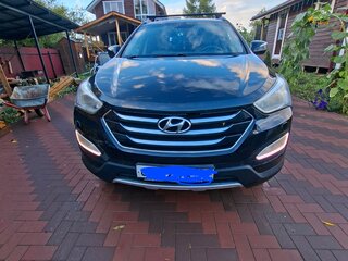 2013 Hyundai Santa Fe III, чёрный, 1530000 рублей, вид 3