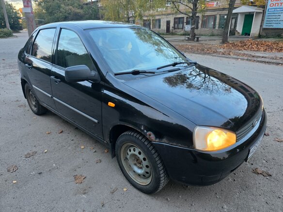 2011 Lada (ВАЗ) Kalina I, чёрный, 145000 рублей - вид 1