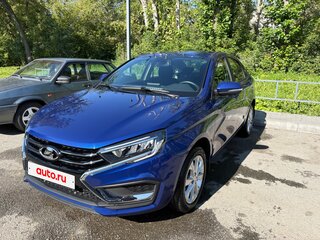 2025 Lada (ВАЗ) Vesta I Рестайлинг (NG), синий, 1550000 рублей, вид 2