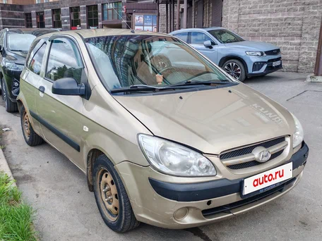 2008 Hyundai Getz I Рестайлинг, бежевый, 199900 рублей, вид 1