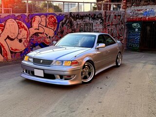 1997 Toyota Mark II VIII (X100), серый, 850000 рублей, вид 4