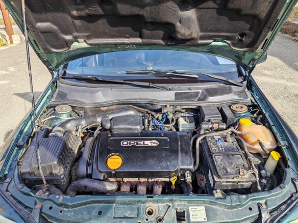 1998 Opel Astra G, зелёный, 250000 рублей - вид 12