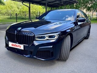 2021 BMW 7 серии 730d xDrive VI (G11/G12) Рестайлинг, синий, 6190000 рублей, вид 5