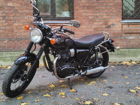 2015 Kawasaki W 800, чёрный, 600000 рублей, вид 2