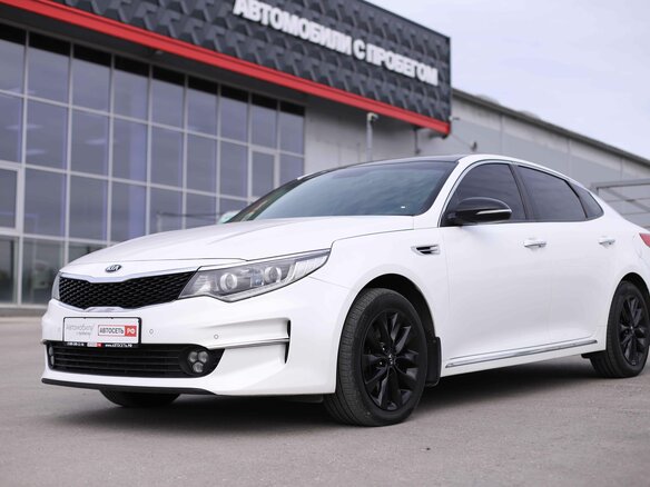 2017 Kia Optima IV, белый