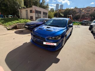 2010 Mitsubishi Lancer X, синий, 600000 рублей, вид 2