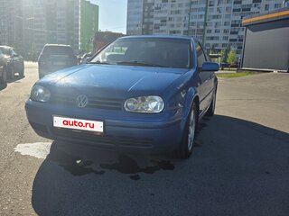 1999 Volkswagen Golf IV, синий, 400000 рублей, вид 2