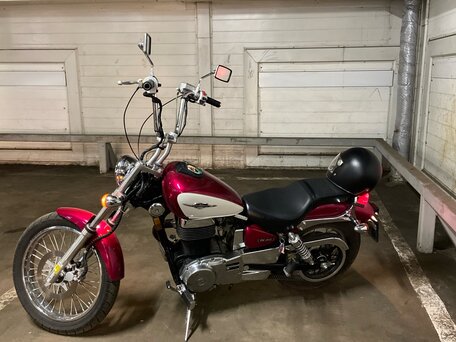 2008 Suzuki Boulevard S40, красный, 450000 рублей, вид 4
