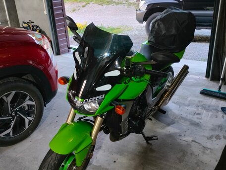 2002 Kawasaki Z 1000, зелёный, 490000 рублей, вид 4