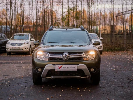 2015 Renault Duster I Рестайлинг, зелёный, 1022000 рублей, вид 3