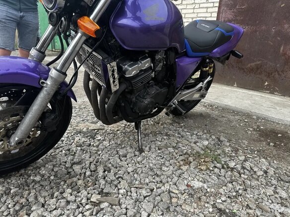 1994 Honda CB 400 Super Four, фиолетовый, 230000 рублей - вид 4