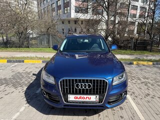 2014 Audi Q5 I (8R) Рестайлинг, синий, 2450000 рублей, вид 2