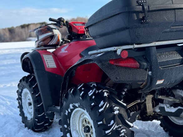 2009 Honda TRX 680 (Rincon), красный, 783000 рублей - вид 3