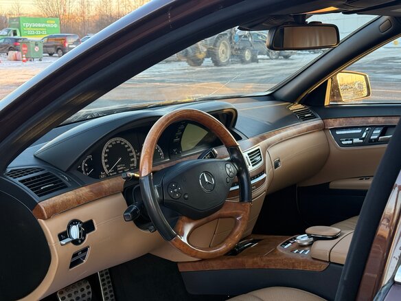 2011 Mercedes-Benz S-Класс 500 Long V (W221) Рестайлинг, коричневый - вид 12