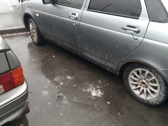 2008 Lada (ВАЗ) Priora I, серый, 120000 рублей - вид 1