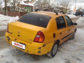 2002 Renault Symbol I, жёлтый, 120000 рублей, вид 2