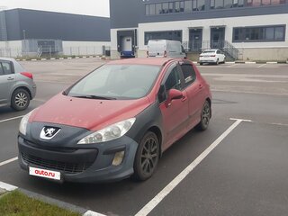 2008 Peugeot 308 I, красный, 300000 рублей, вид 1