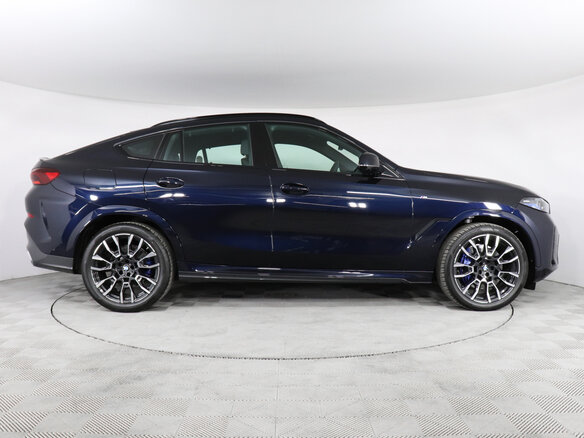 2025 BMW X6 40i III (G06) Рестайлинг, синий, 14700000 рублей - вид 3
