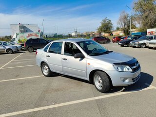 2014 Lada (ВАЗ) Granta I, серебристый, 280000 рублей, вид 2