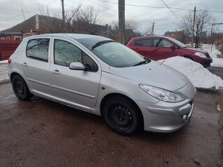 2007 Peugeot 307 I Рестайлинг, серебристый, 500000 рублей, вид 4