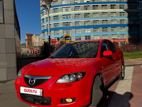 2006 Mazda 3 I (BK) Рестайлинг, красный, 350000 рублей, вид 2
