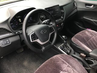 2020 Hyundai Solaris II Рестайлинг, коричневый, 1750000 рублей, вид 4