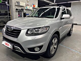 2012 Hyundai Santa Fe II Рестайлинг, серебристый, 1390000 рублей, вид 1