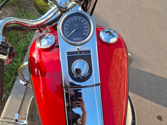 2006 Harley-Davidson Fat Boy, красный, 900000 рублей - вид 5