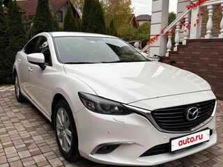 2017 Mazda 6 III (GJ) Рестайлинг, белый, 1600000 рублей, вид 5