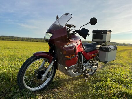 1998 Honda XL600V Transalp, красный, 355000 рублей, вид 2