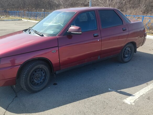 2005 Lada (ВАЗ) 2110, красный, 170000 рублей - вид 1
