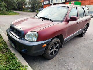 2001 Hyundai Santa Fe I, пурпурный, 280000 рублей, вид 1