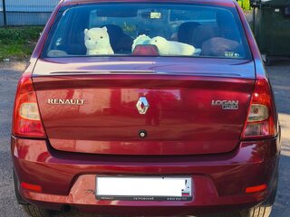 2011 Renault Logan I Рестайлинг, красный, 350000 рублей, вид 4