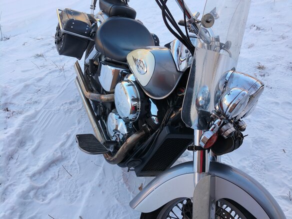 2001 Honda Shadow 400, серый, 350000 рублей - вид 10