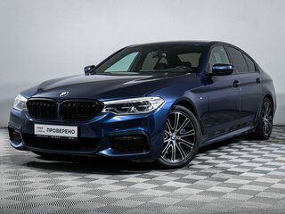 2019 BMW 5 серии 530i xDrive VII (G30/G31/G38), синий, 3200000 рублей, вид 1
