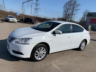 2015 Nissan Sentra VII (B17), белый, 880000 рублей, вид 1