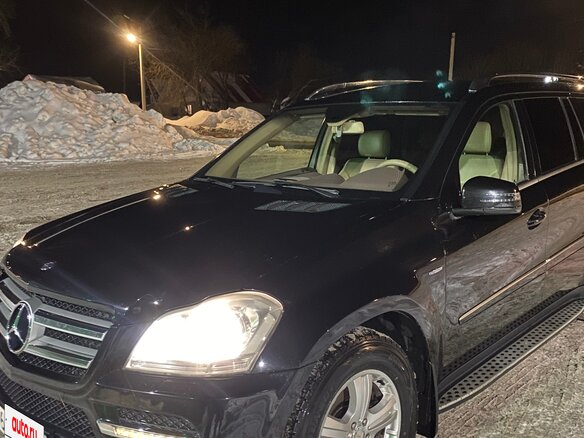 2010 Mercedes-Benz GL-Класс 350 I (X164) Рестайлинг, чёрный, 1750000 рублей
