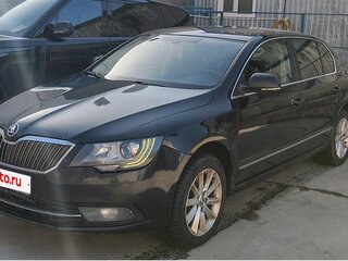 2014 Skoda Superb II Рестайлинг, чёрный, 890000 рублей, вид 1