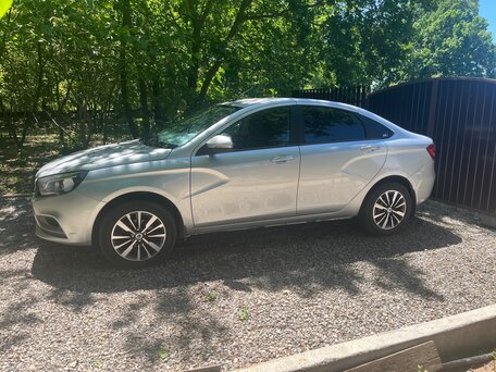 2021 Lada (ВАЗ) Vesta I, серебристый, 1150000 рублей, вид 5