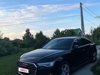 2021 Audi A6 45 TFSI V (C8), чёрный, 3850000 рублей, вид 2