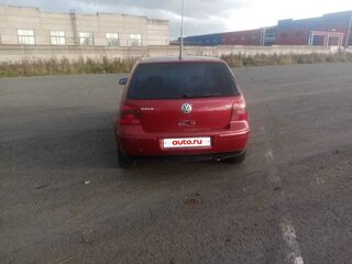1998 Volkswagen Golf IV, красный, 150000 рублей, вид 4