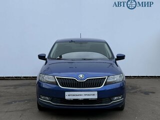 2019 Skoda Rapid I Рестайлинг, синий, 1450000 рублей, вид 2