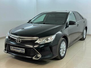 2016 Toyota Camry VII (XV50) Рестайлинг, чёрный, 1530000 рублей, вид 1