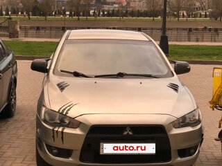 2007 Mitsubishi Lancer X, бежевый, 490000 рублей, вид 3