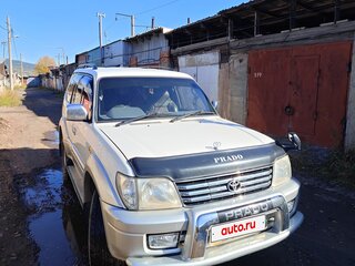 1999 Toyota Land Cruiser Prado 90 Series Рестайлинг, белый, 1500000 рублей, вид 1