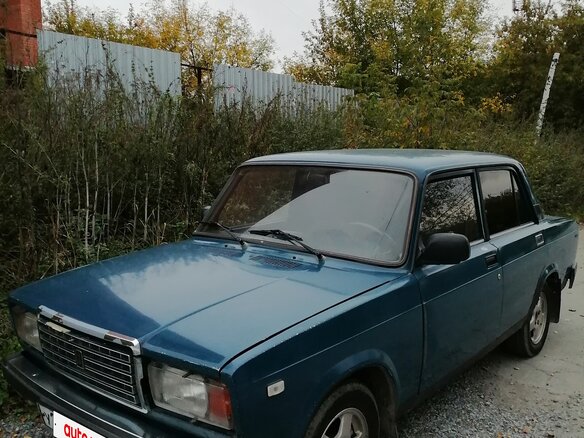 2001 Lada (ВАЗ) 2107, синий, 110000 рублей