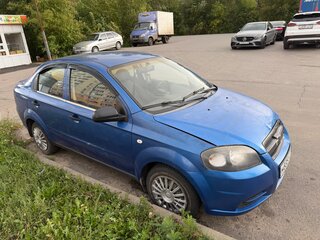 2008 Chevrolet Aveo I Рестайлинг, синий, 195000 рублей, вид 3